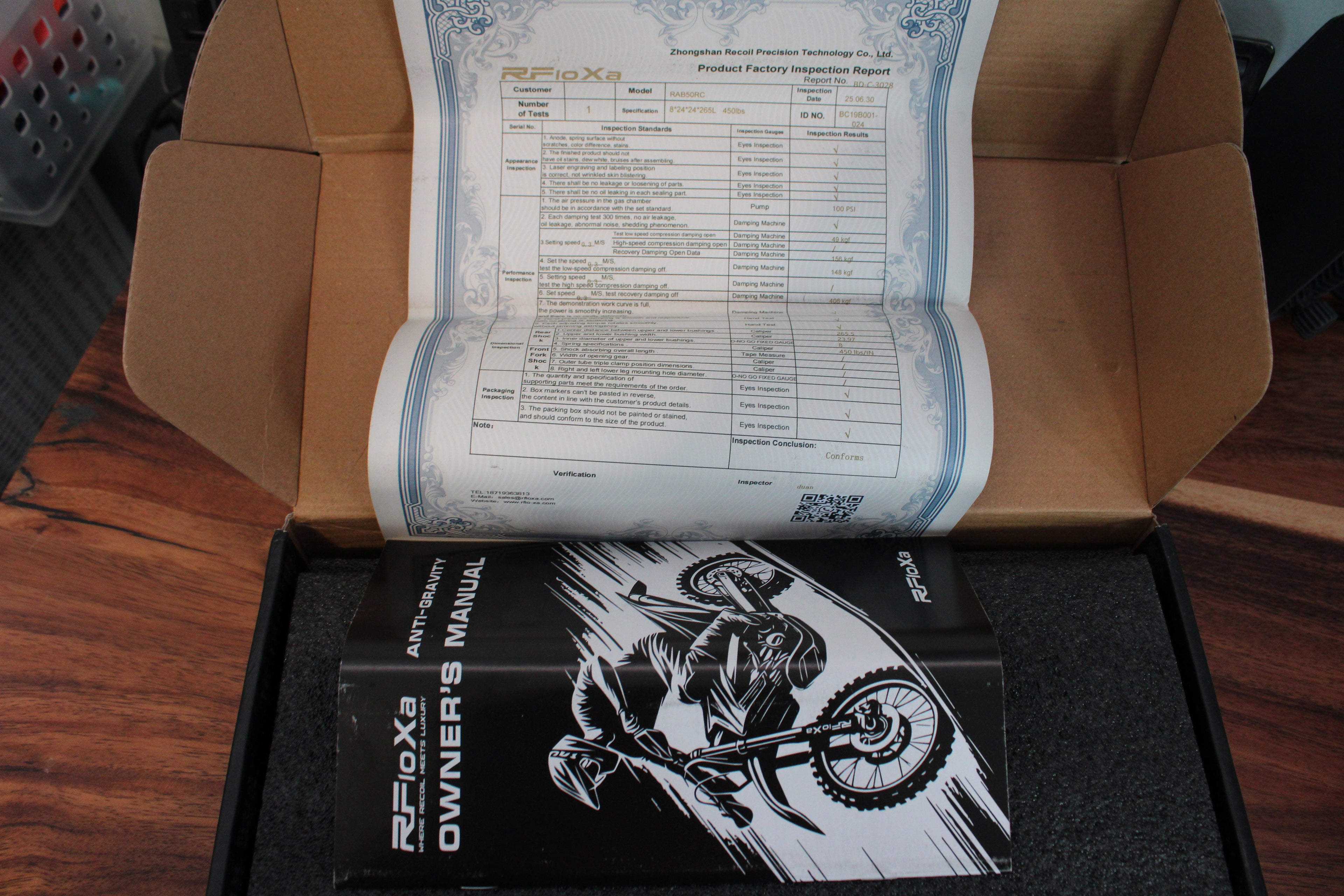 RfLoXa  rab 50 rc shock